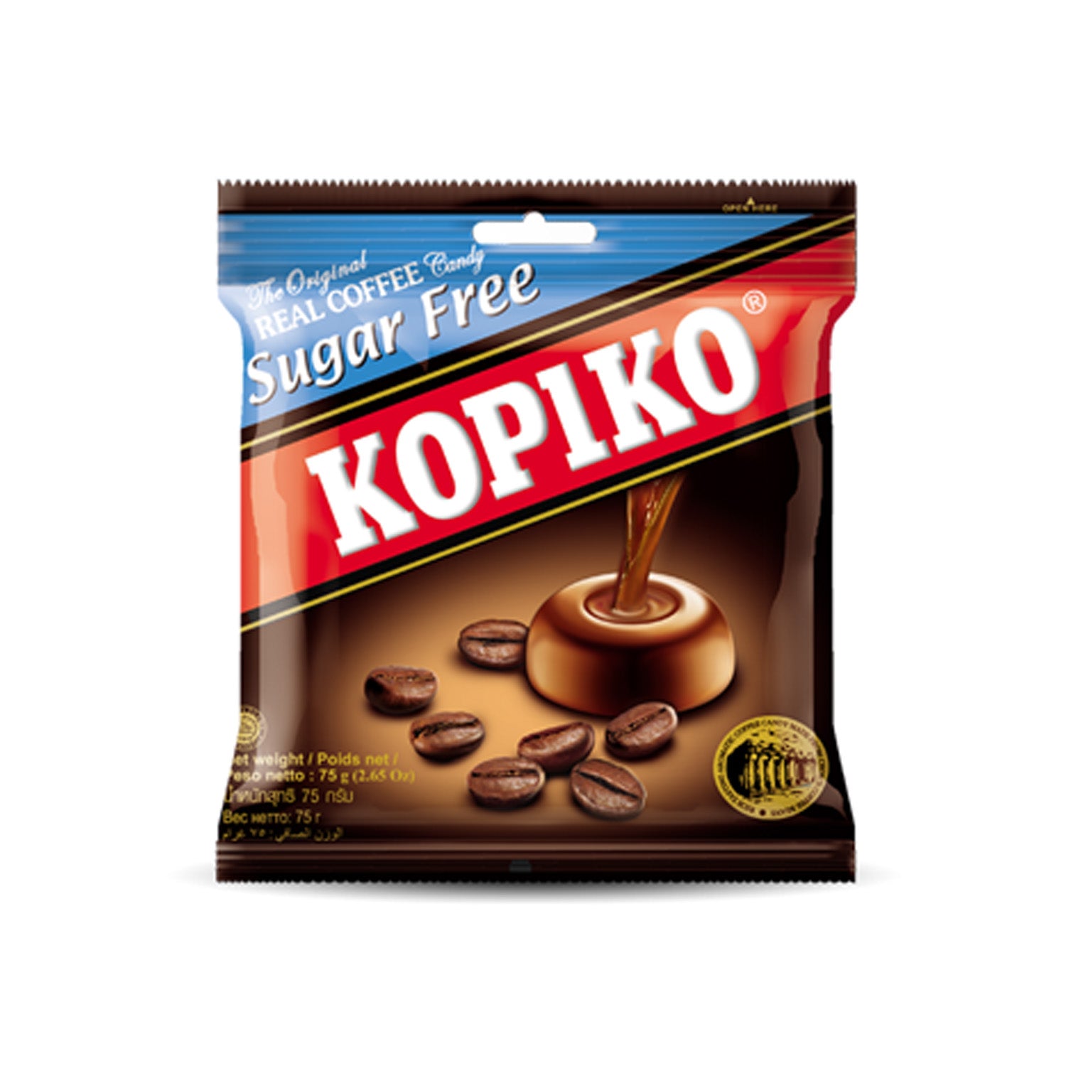 Kopiko Sugar Free 75g (Box of 24)