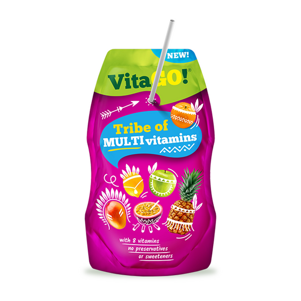 VitaGo Fruit Drink Multivitamin 200ml x 8 Pack