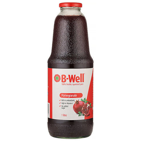B-Well Pomegranate Juice 1Lt (Box of 8)