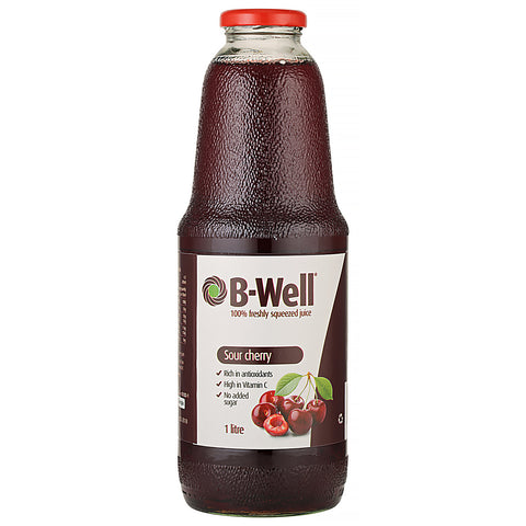 B-Well Sour Cherry Juice 1Lt (Box of 8)
