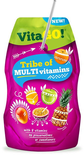 VitaGo Fruit Drink Multivitamin 200ml x 8 Pack