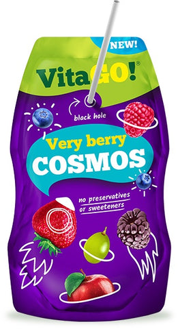 VitaGo Fruit Drink Very Berry 200ml x 8 Pack